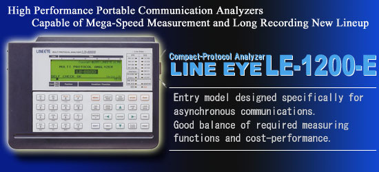 Multi-protocol analyzer LE-1200-E